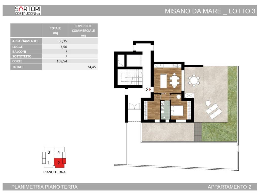 appartamento in vendita a Misano Adriatico