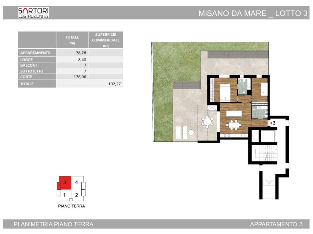 appartamento in vendita a Misano Adriatico