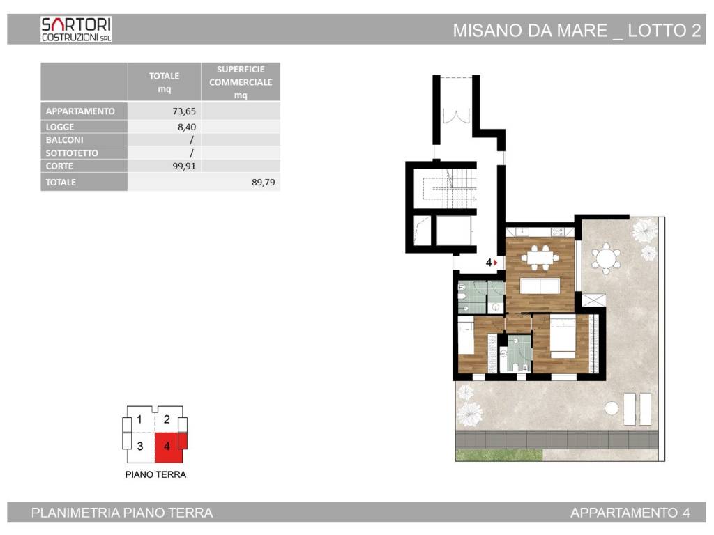 appartamento in vendita a Misano Adriatico