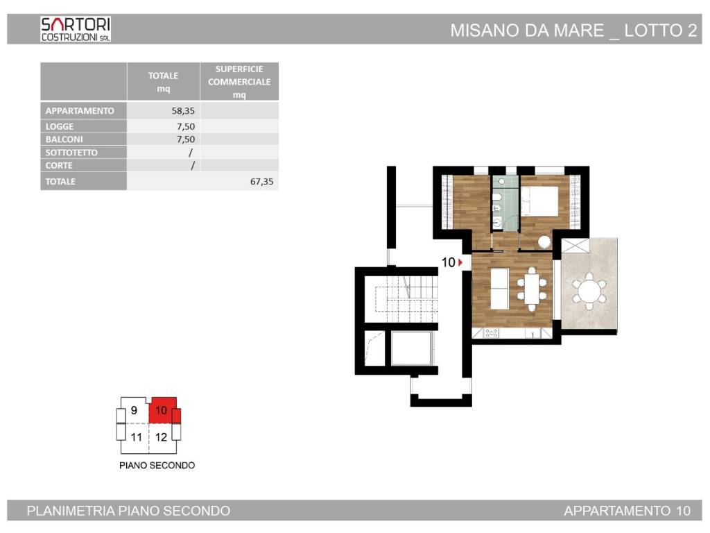 appartamento in vendita a Misano Adriatico