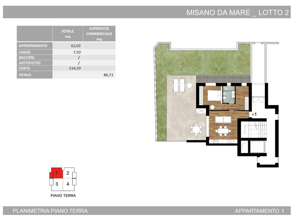 appartamento in vendita a Misano Adriatico
