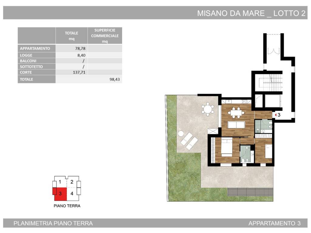appartamento in vendita a Misano Adriatico