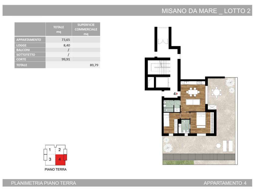 appartamento in vendita a Misano Adriatico