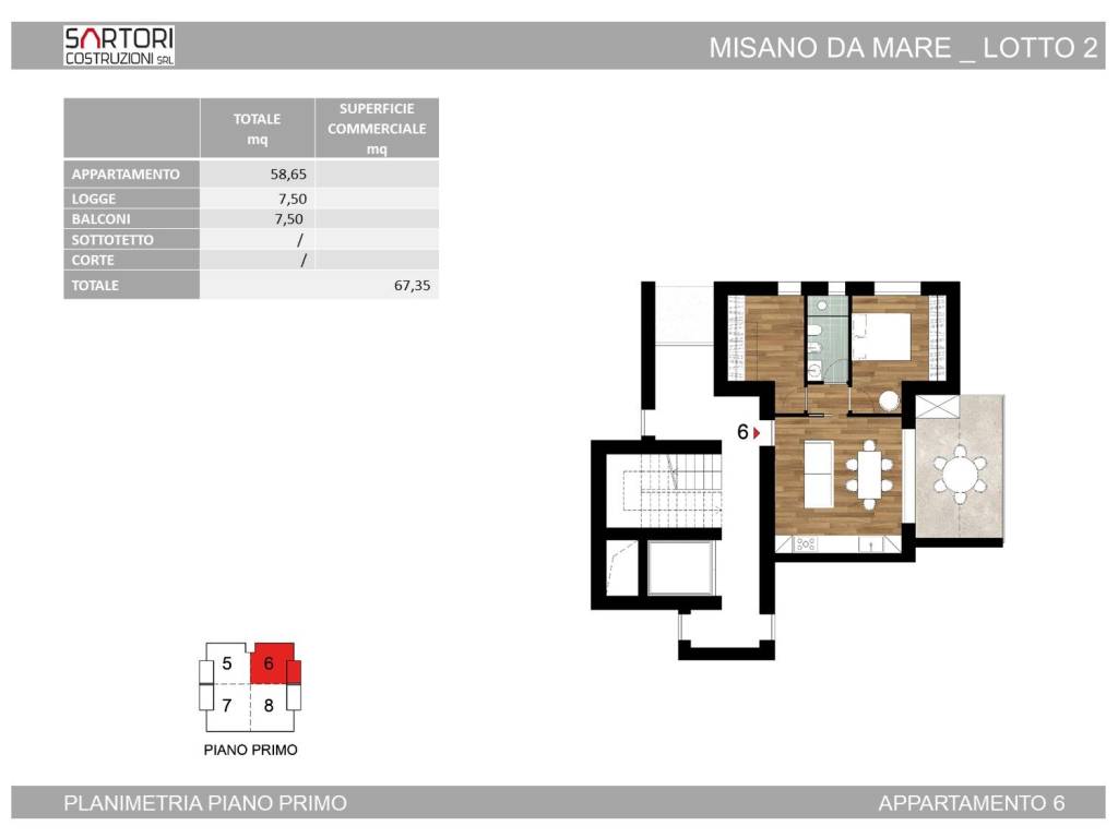 appartamento in vendita a Misano Adriatico