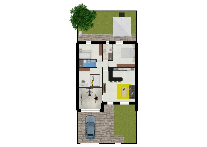 casa indipendente in vendita a Montefiore Conca in zona La Falda