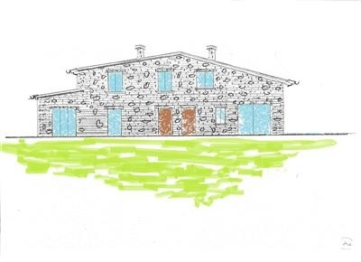 casa indipendente in vendita a Montegridolfo in zona Trebbio