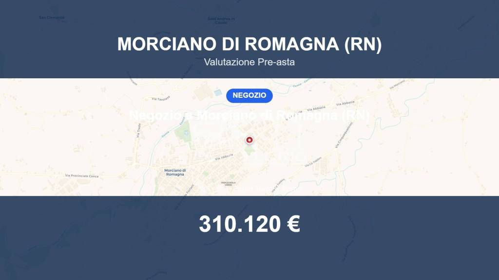 negozio in vendita a Morciano di Romagna