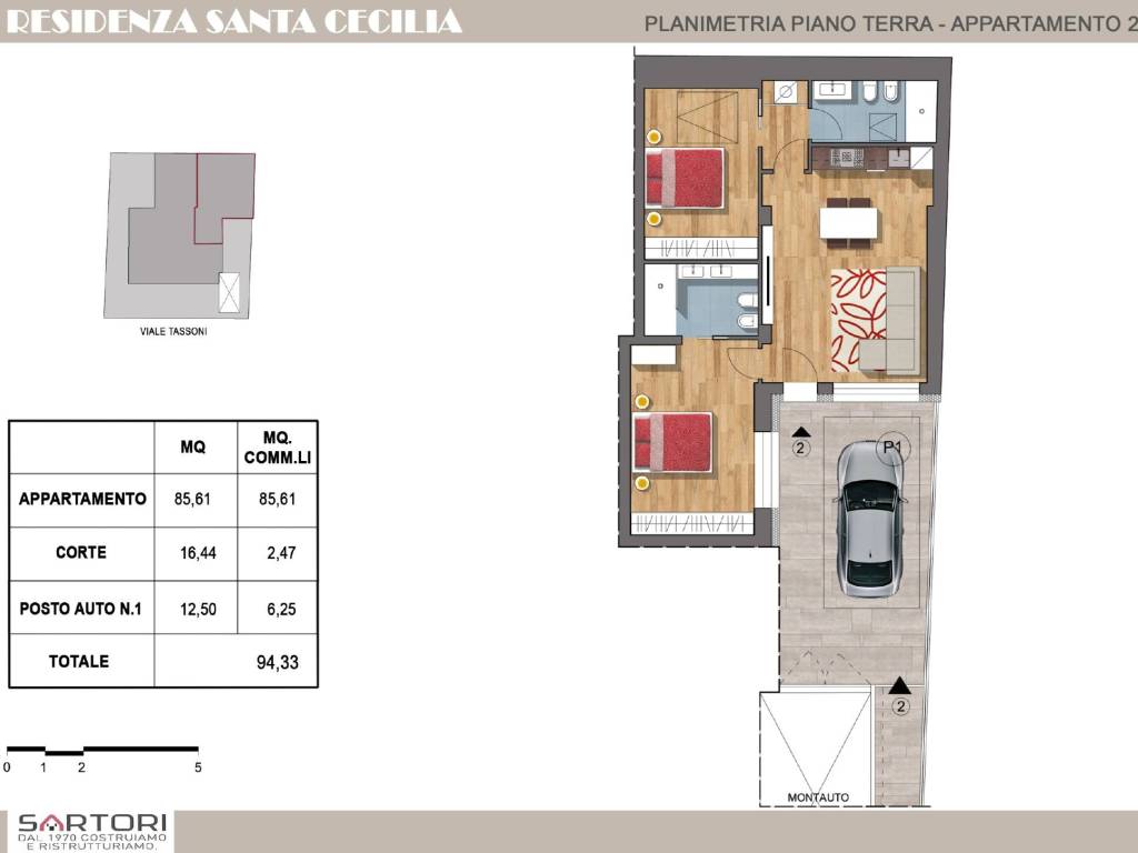 appartamento in vendita a Riccione in zona Alba