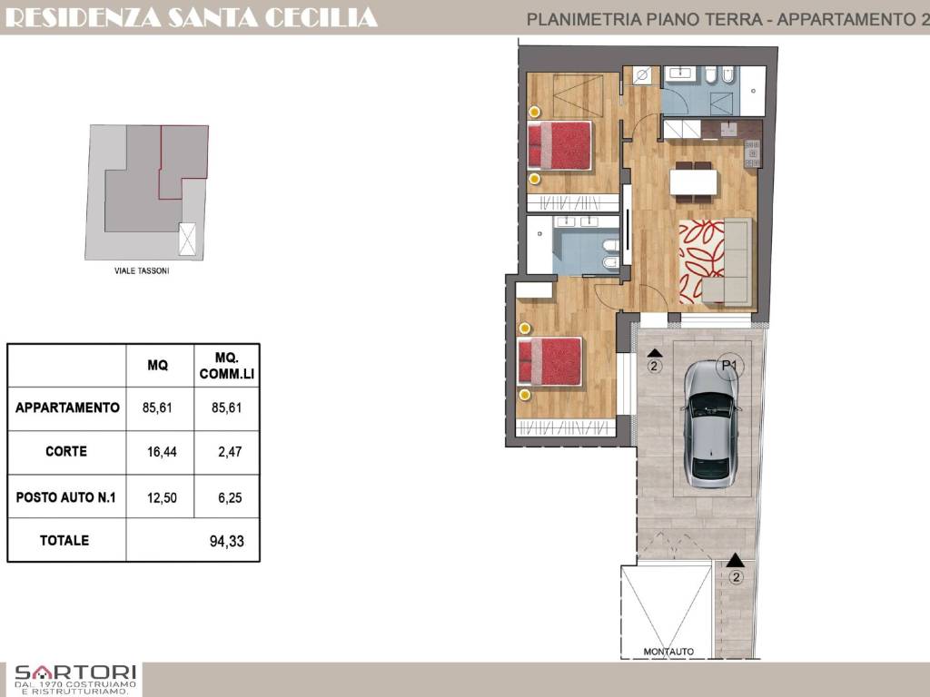 appartamento in vendita a Riccione in zona Marano