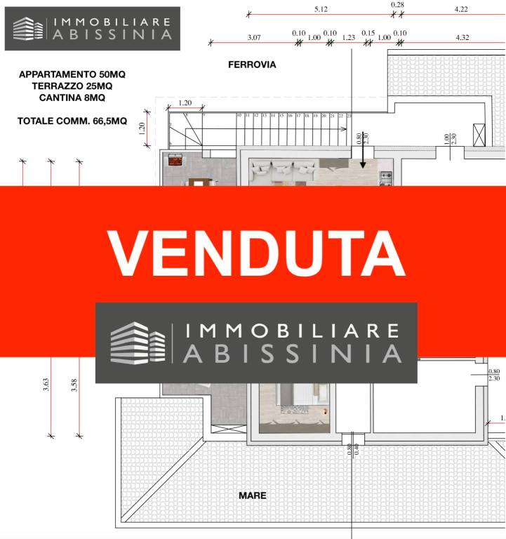 appartamento in vendita a Riccione in zona Alba