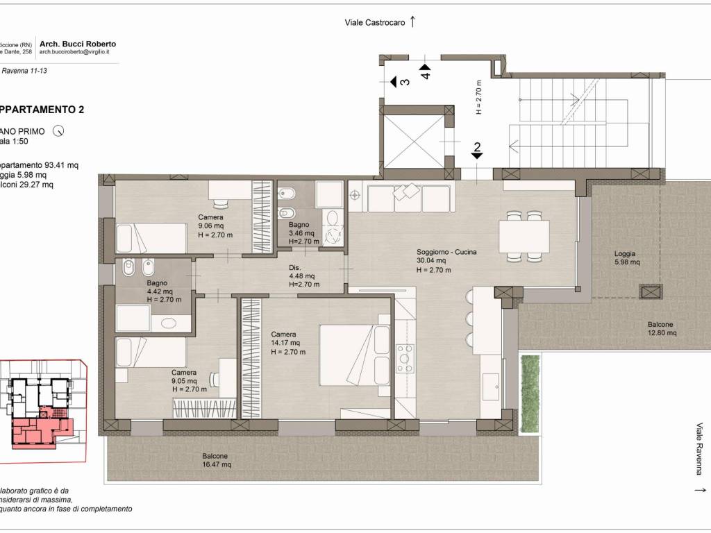 appartamento in vendita a Riccione in zona Alba