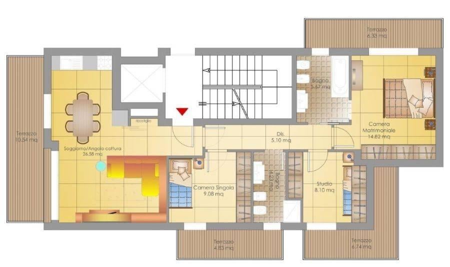 appartamento in vendita a Riccione