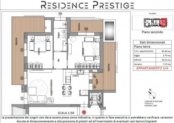 appartamento in vendita a Riccione