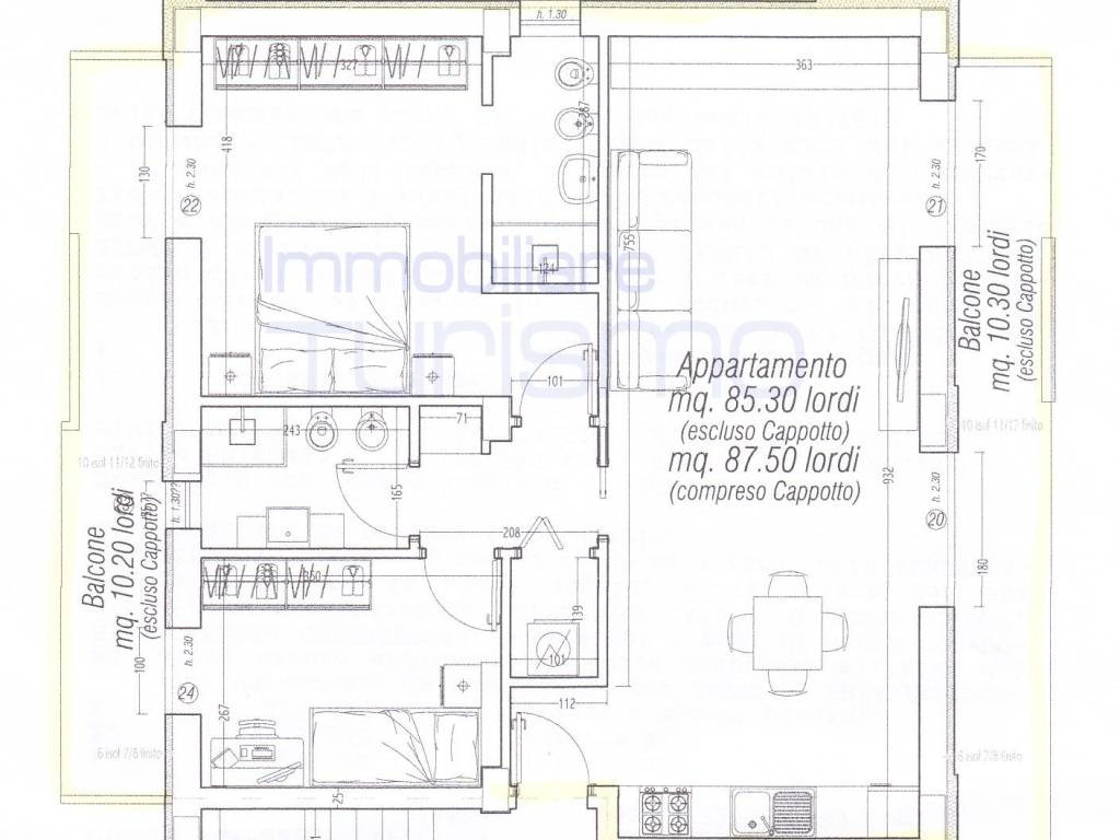 appartamento in vendita a Riccione in zona Alba