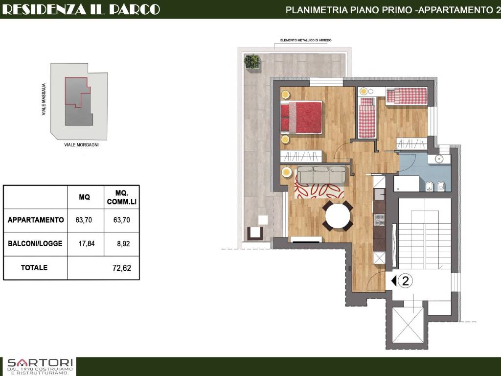 appartamento in vendita a Riccione