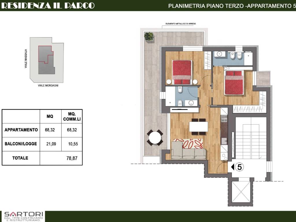 appartamento in vendita a Riccione