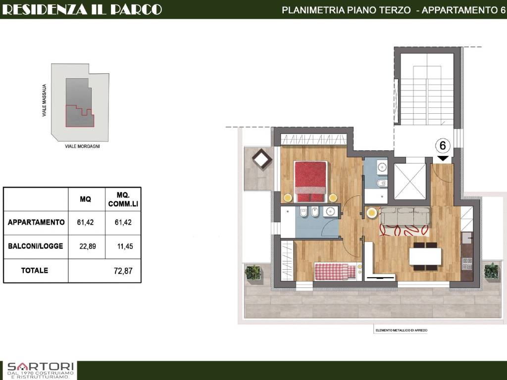 appartamento in vendita a Riccione
