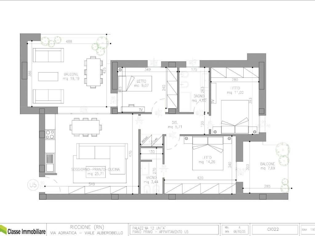 appartamento in vendita a Riccione
