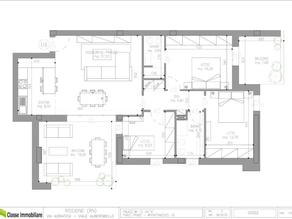appartamento in vendita a Riccione