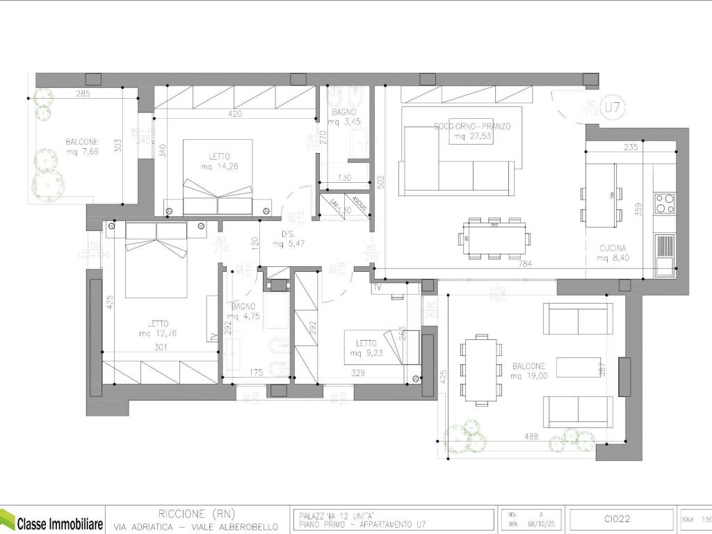 appartamento in vendita a Riccione