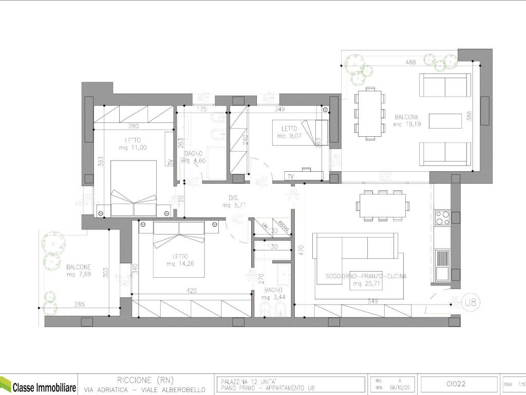 appartamento in vendita a Riccione