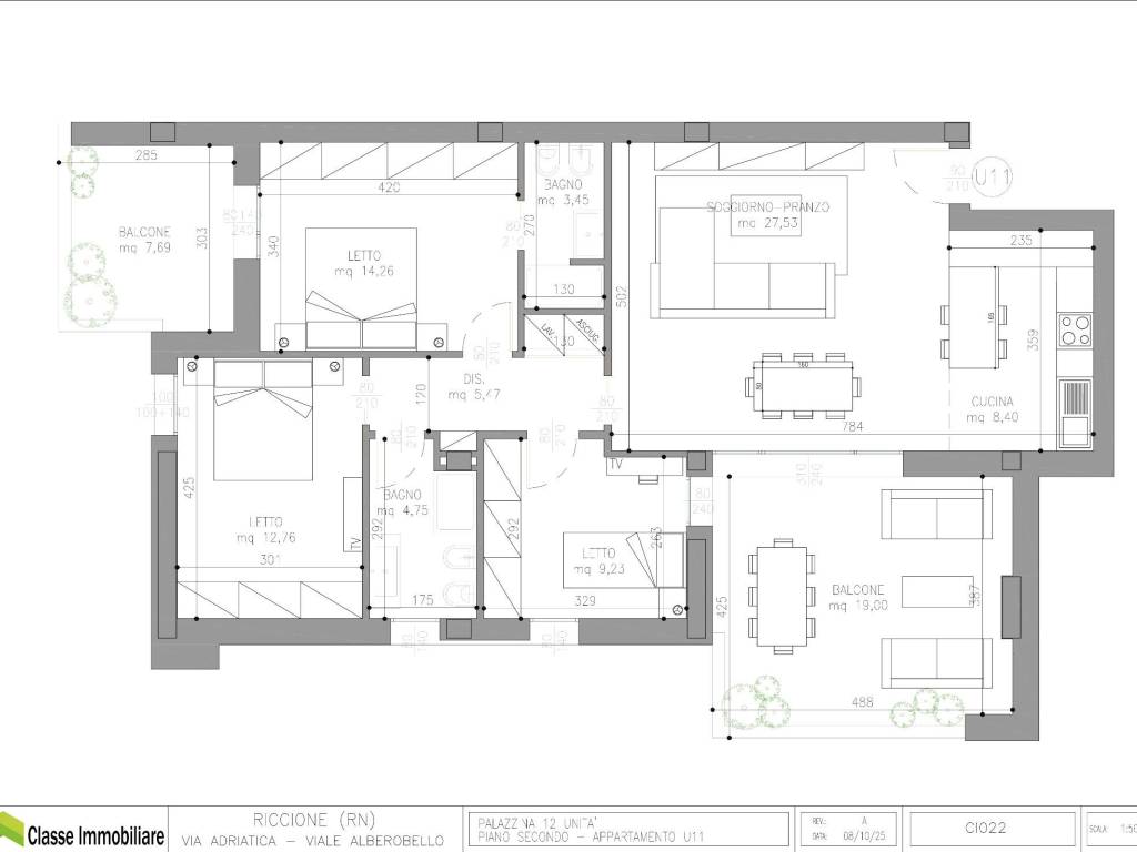 appartamento in vendita a Riccione