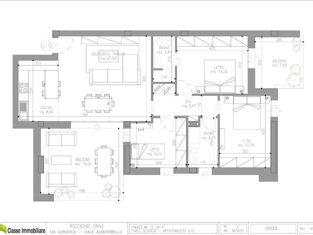 appartamento in vendita a Riccione
