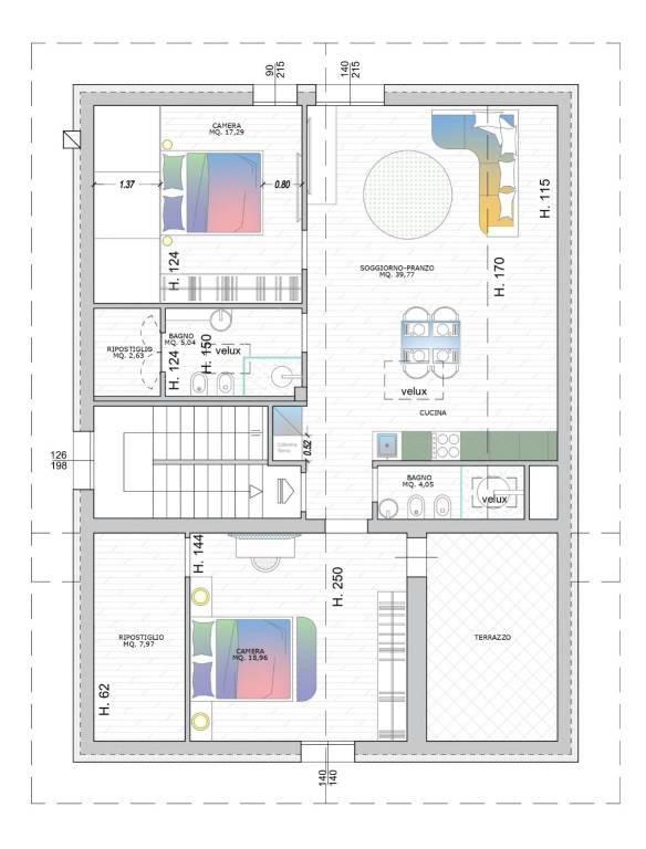 appartamento in vendita a Riccione in zona Marano