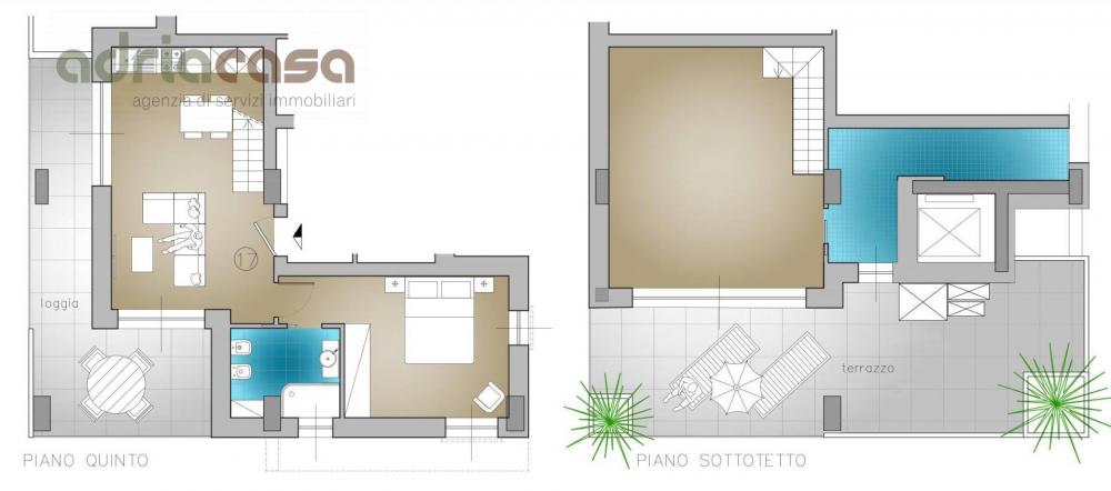 appartamento in vendita a Riccione in zona Alba