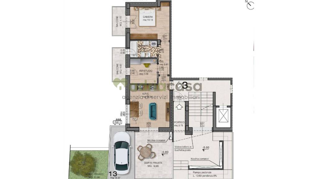 appartamento in vendita a Riccione