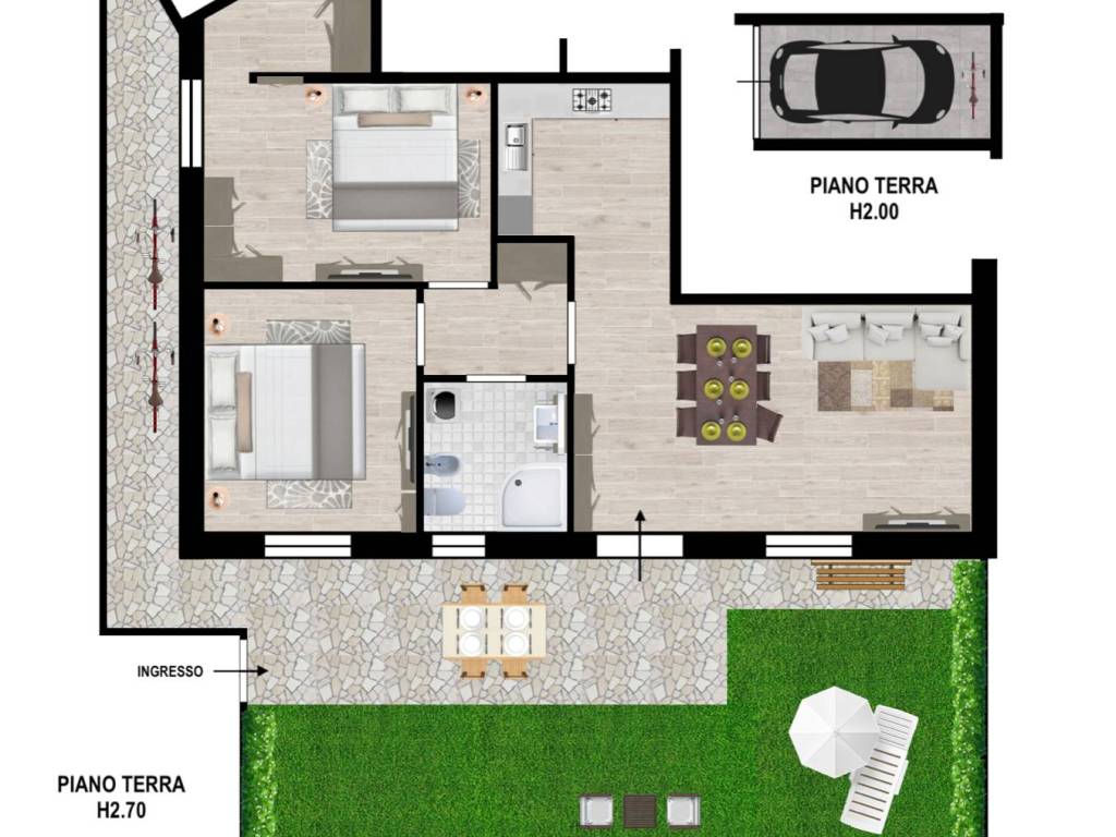 appartamento in vendita a Riccione in zona Alba