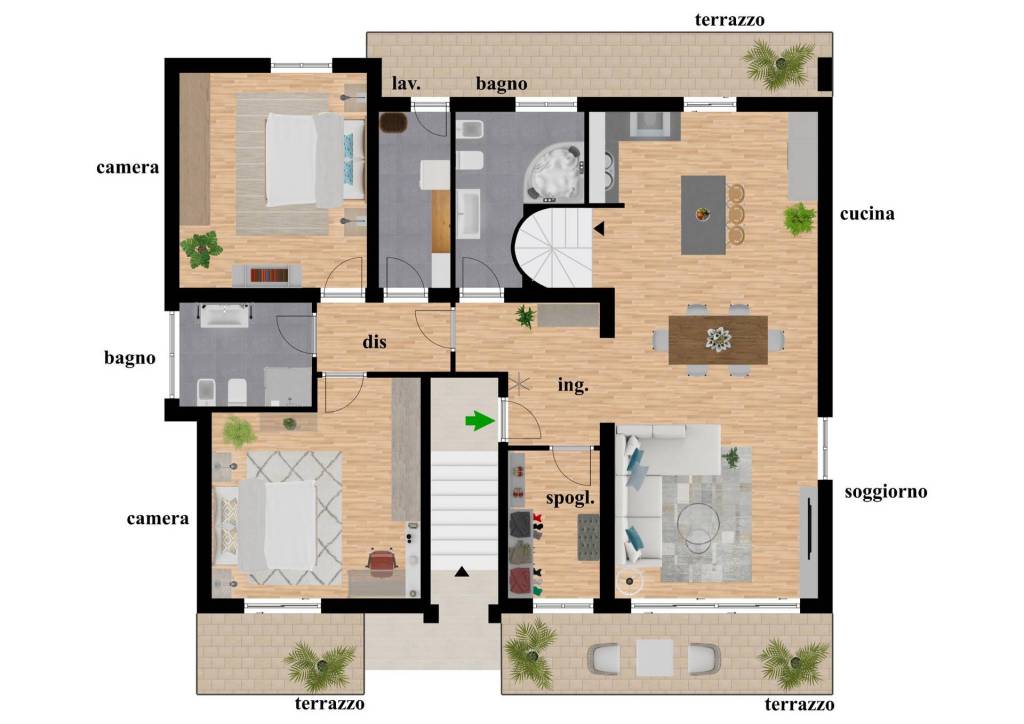 appartamento in vendita a Riccione