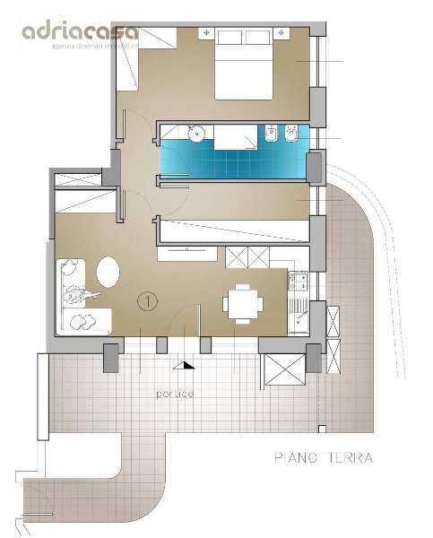 appartamento in vendita a Riccione in zona Alba