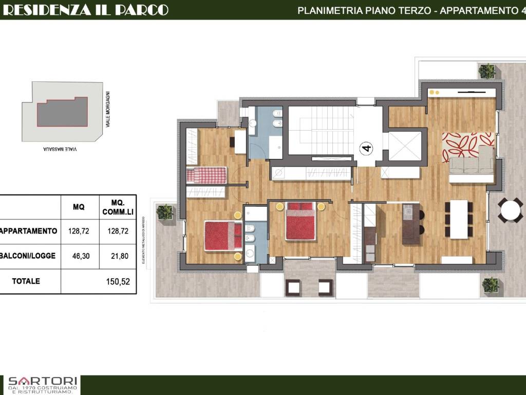 appartamento in vendita a Riccione