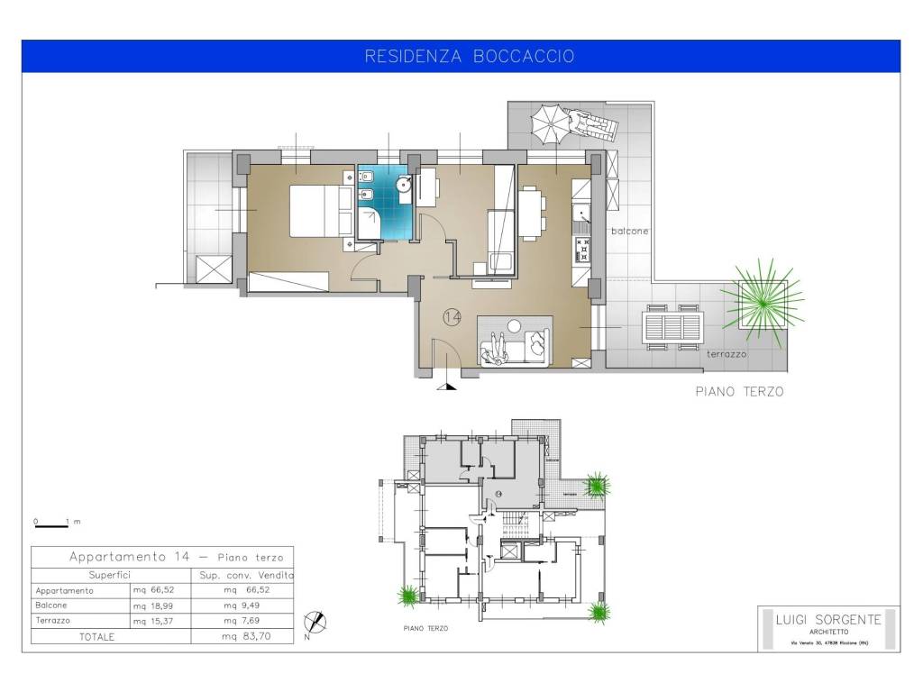 appartamento in vendita a Riccione in zona Alba
