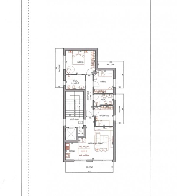 appartamento in vendita a Riccione