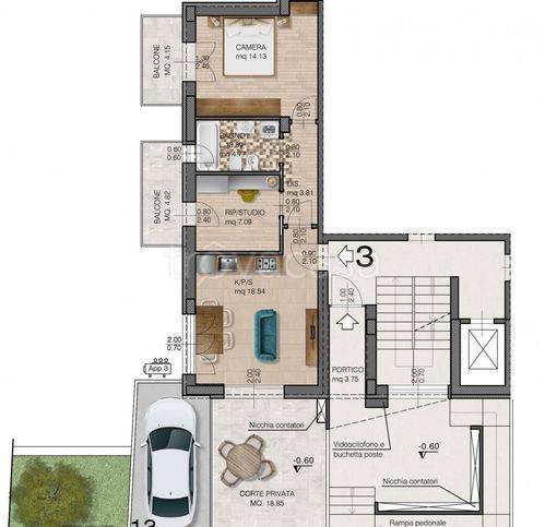 appartamento in vendita a Riccione