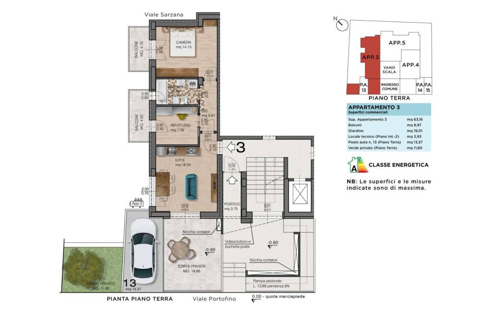 appartamento in vendita a Riccione