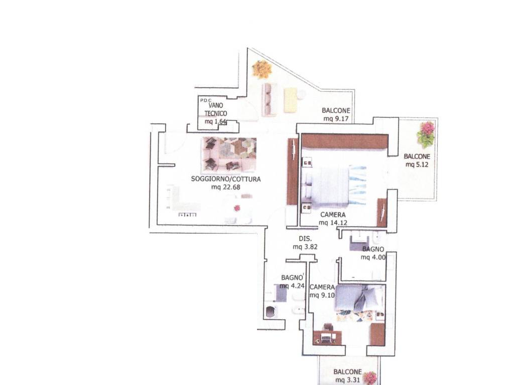 appartamento in vendita a Riccione