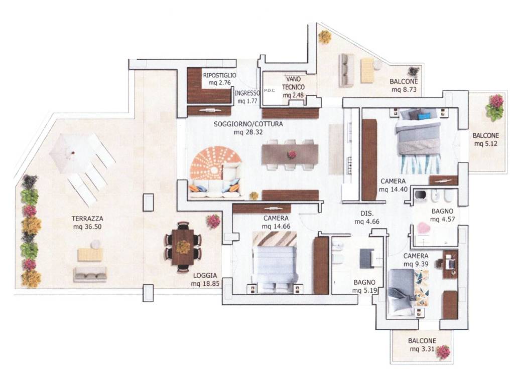 appartamento in vendita a Riccione