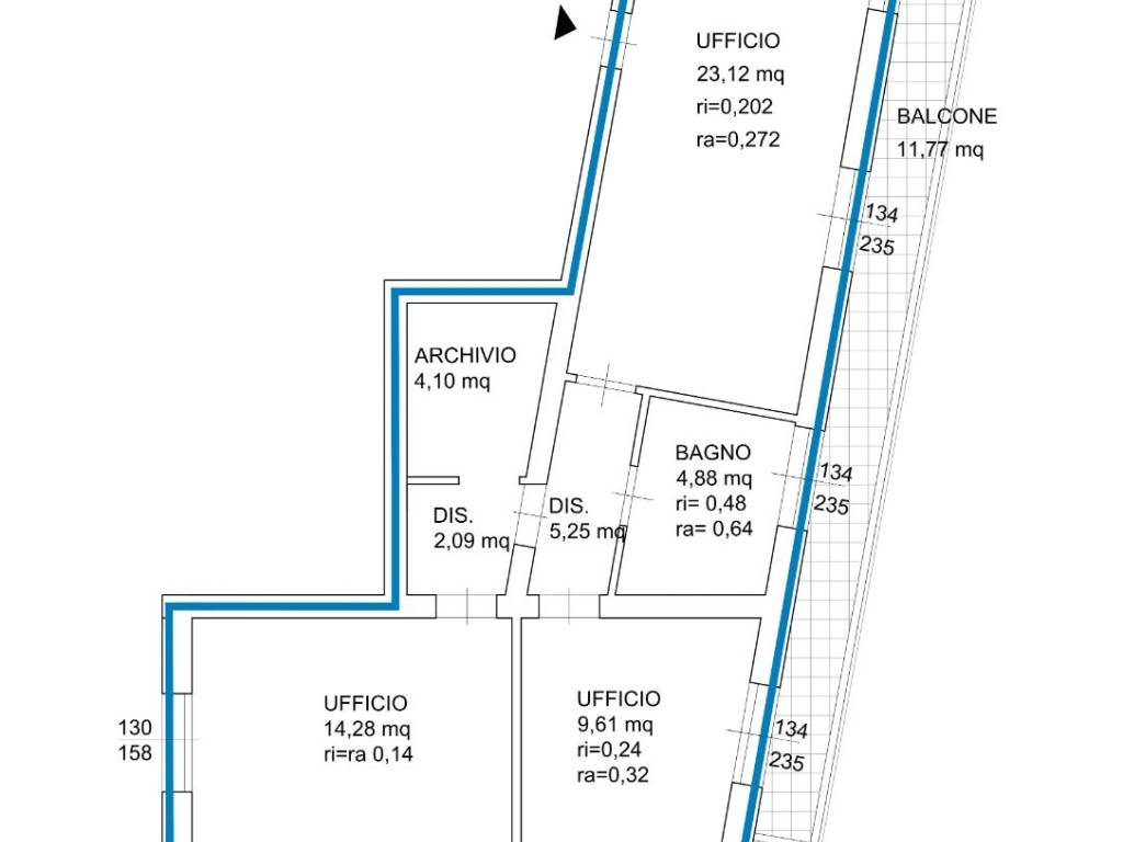 ufficio in vendita a Riccione in zona Centro Storico