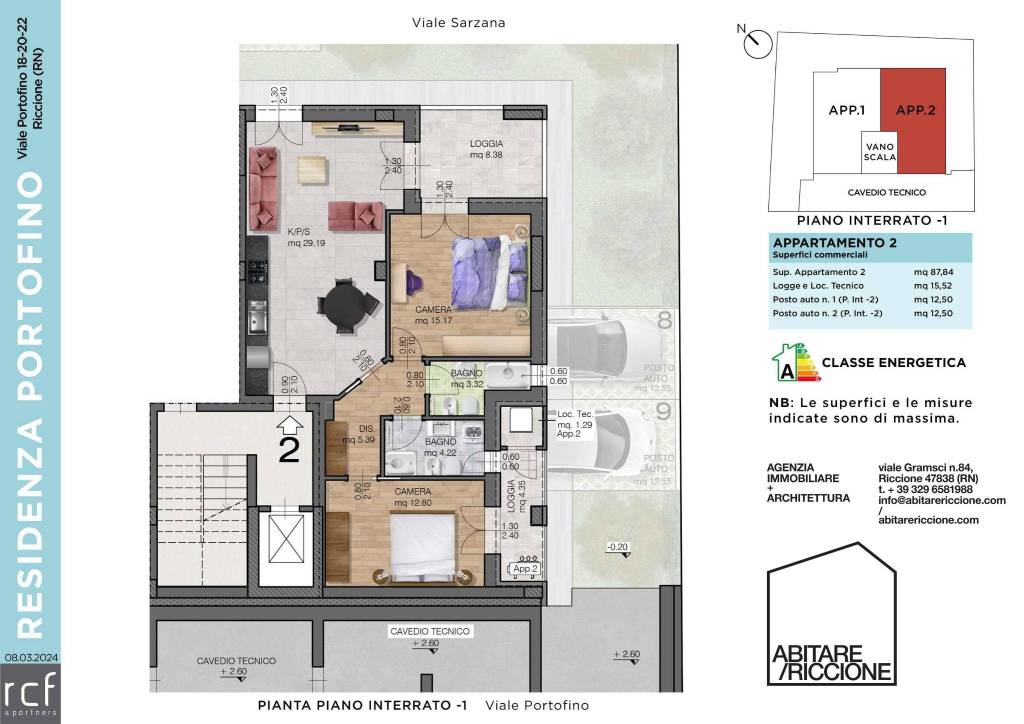 appartamento in vendita a Riccione