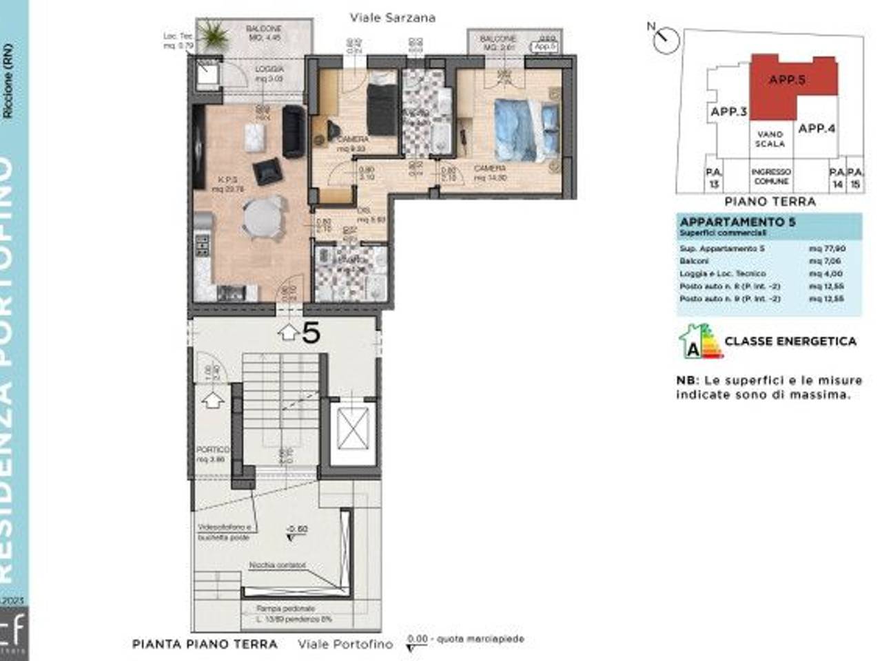 appartamento in vendita a Riccione