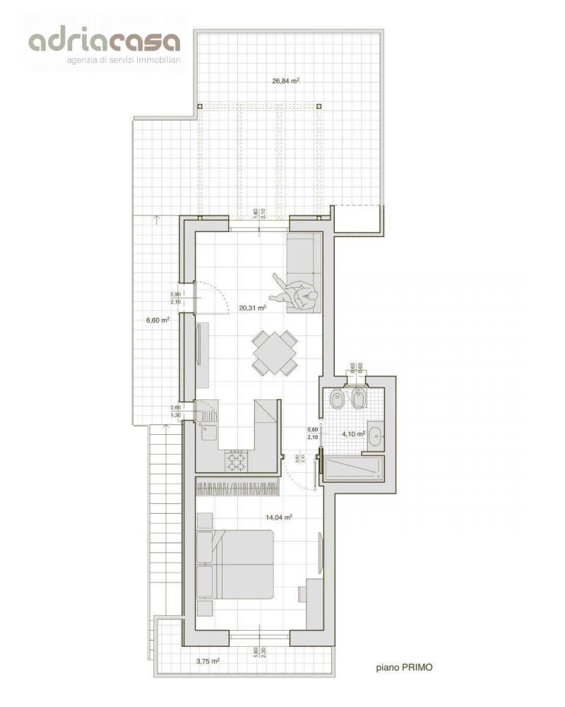 appartamento in vendita a Riccione in zona Centro Storico