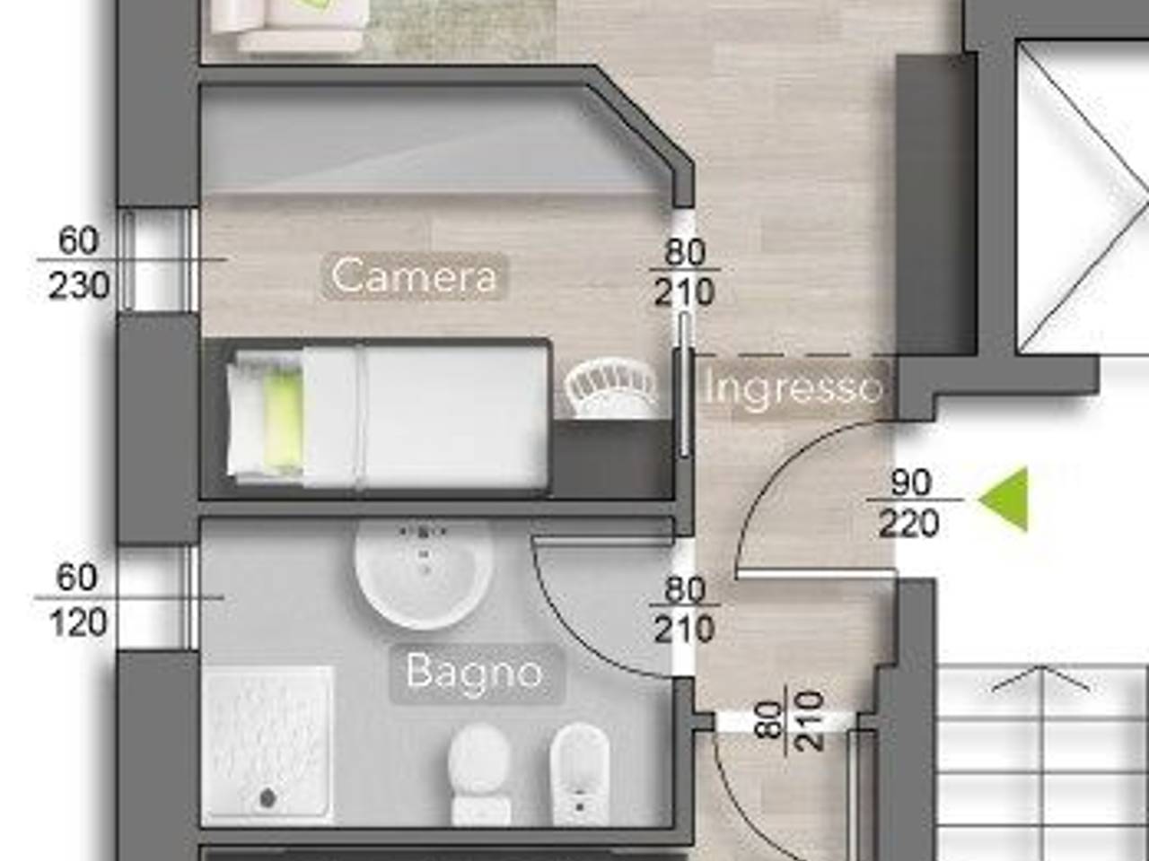 appartamento in vendita a Riccione