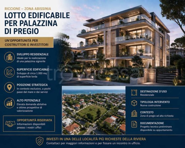 terreno edificabile in vendita a Riccione