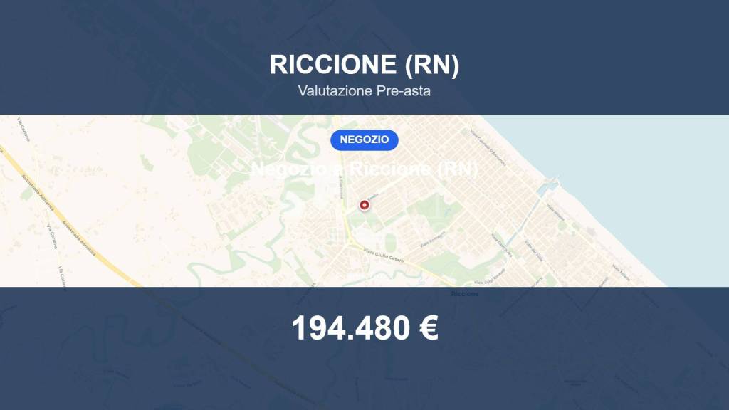 negozio in vendita a Riccione in zona Marano