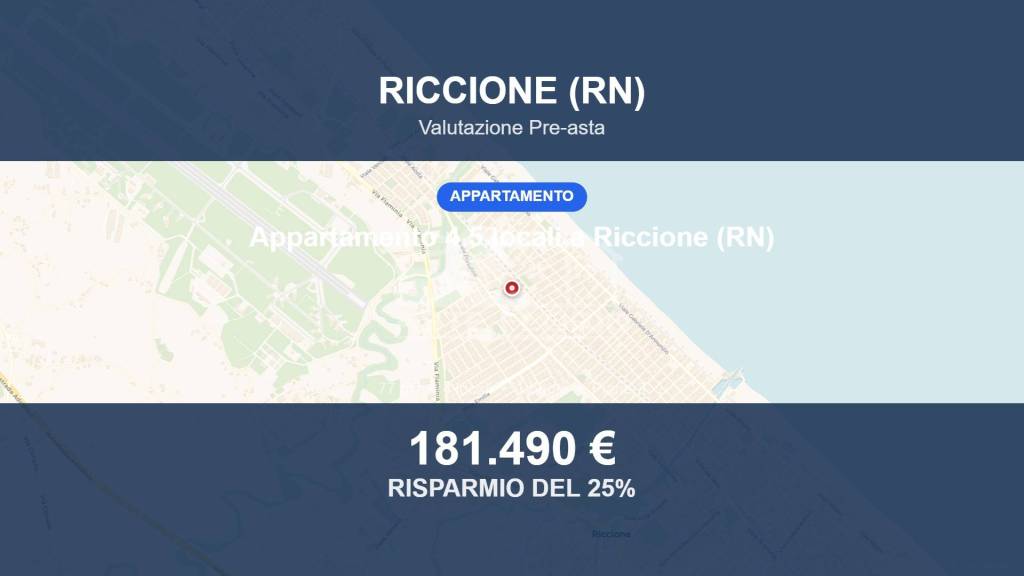 appartamento in vendita a Riccione in zona Alba