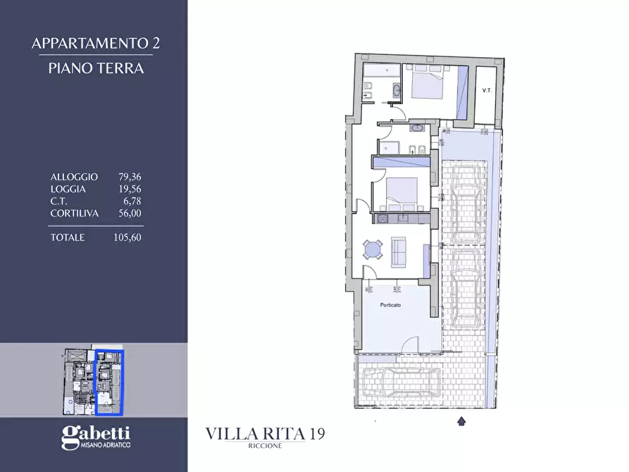 appartamento in vendita a Riccione