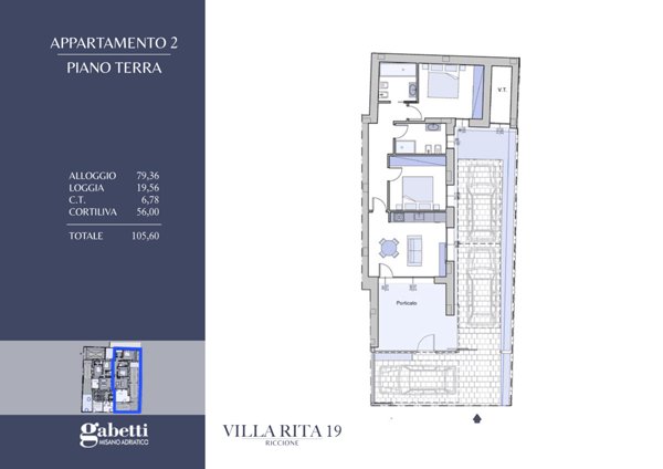 appartamento in vendita a Riccione